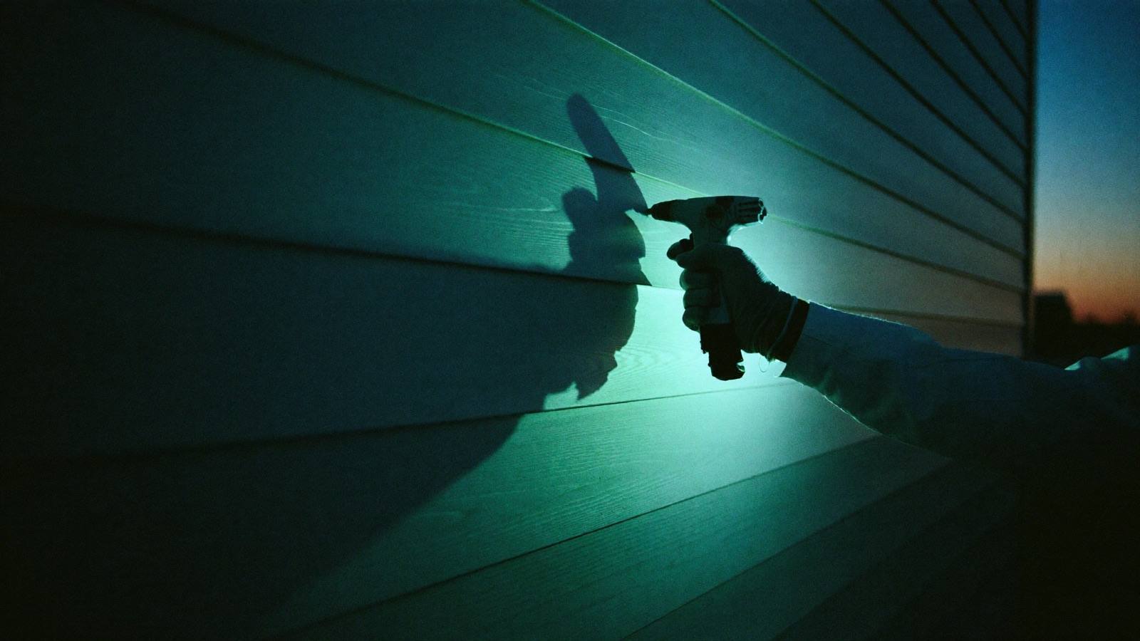 Siding crew at work